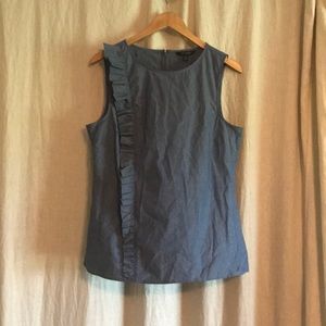 Lightweight ruffle tank blouse